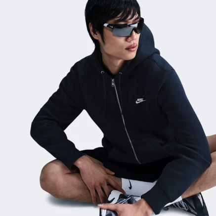 Кофта Nike M NK CLUB BB FZ HOODIE - 175199, фото 4 - інтернет-магазин MEGASPORT