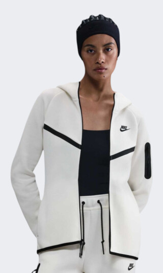Кофта Nike W NSW TCH FLC WR FZ HDY 2 - 175223, фото 1 - интернет-магазин MEGASPORT
