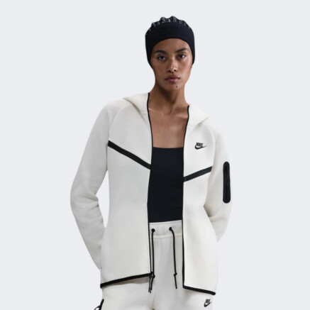Кофта Nike W NSW TCH FLC WR FZ HDY 2 - 175223, фото 1 - інтернет-магазин MEGASPORT
