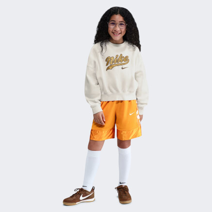 Кофта Nike дитяча G NSW TREND FLC CRP CREW - 175230, фото 3 - інтернет-магазин MEGASPORT