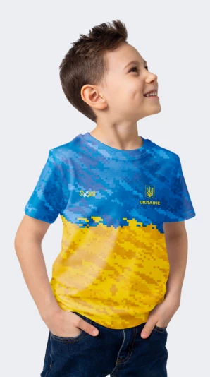 Футболка Тризуб детская Pixel Tee Jr - 175111, фото 1 - интернет-магазин MEGASPORT