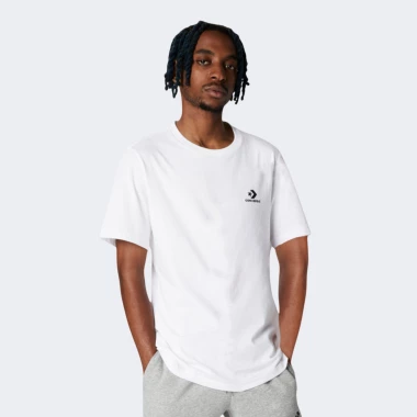 STANDARD FIT LEFT CHEST STAR CHEV EMB TEE