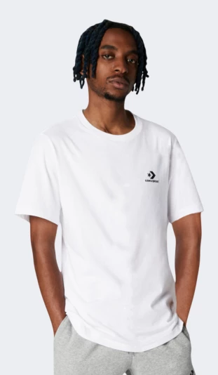 Футболка Converse STANDARD FIT LEFT CHEST STAR CHEV EMB TEE - 151160, фото 1 - інтернет-магазин MEGASPORT