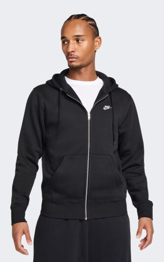 Кофта Nike M NK CLUB BB FZ HOODIE - 175358, фото 1 - інтернет-магазин MEGASPORT