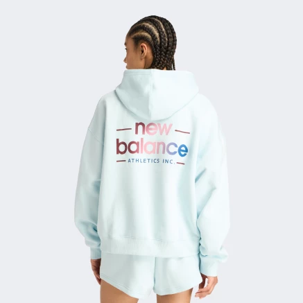 Кофта New Balance Reimagined Fleece Oversized Hoodie - 175572, фото 2 - інтернет-магазин MEGASPORT