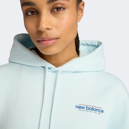 Кофта New Balance Reimagined Fleece Oversized Hoodie - 175572, фото 4 - інтернет-магазин MEGASPORT