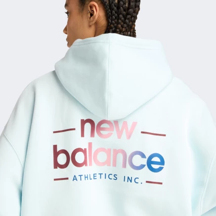Кофта New Balance Reimagined Fleece Oversized Hoodie - 175572, фото 5 - інтернет-магазин MEGASPORT