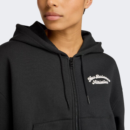 Кофта New Balance Linear Heritage Fleece Full Zip - 175559, фото 5 - інтернет-магазин MEGASPORT