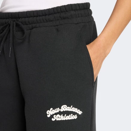Спортивнi штани New Balance Linear Heritage Fleece Wide Leg Pant - 175565, фото 5 - інтернет-магазин MEGASPORT
