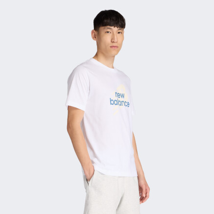 Футболка New Balance Angular Logo T-Shirt - 175550, фото 3 - інтернет-магазин MEGASPORT