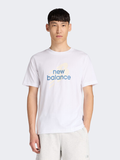Футболка New Balance Angular Logo T-Shirt - 175550, фото 1 - інтернет-магазин MEGASPORT