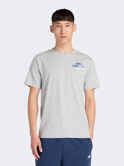 Футболка New Balance Multi Linear Logo T-Shirt - 175552, фото 1 - інтернет-магазин MEGASPORT