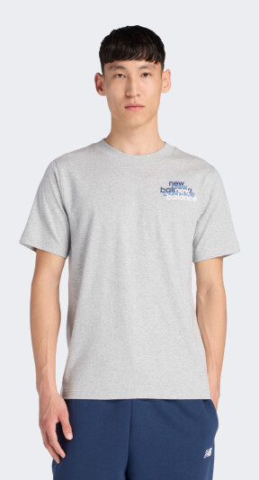 Футболка New Balance Multi Linear Logo T-Shirt - 175552, фото 1 - інтернет-магазин MEGASPORT