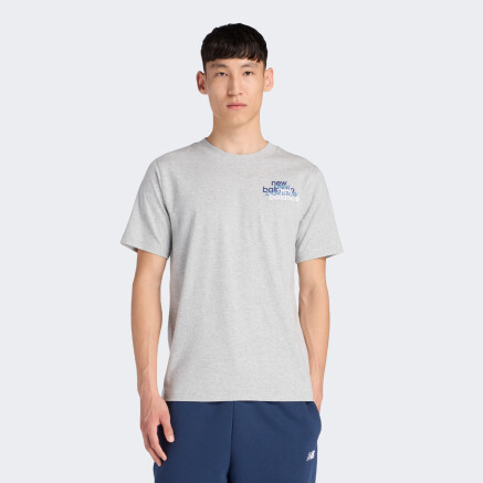 Футболка New Balance Multi Linear Logo T-Shirt - 175552, фото 1 - інтернет-магазин MEGASPORT