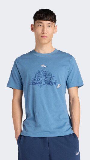 Футболка New Balance Athletics Pile T-Shirt - 175555, фото 1 - інтернет-магазин MEGASPORT