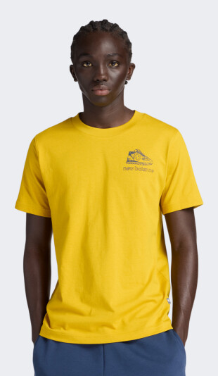 Футболка New Balance Left Chest Shoe Sketch T-Shirt - 175554, фото 1 - інтернет-магазин MEGASPORT