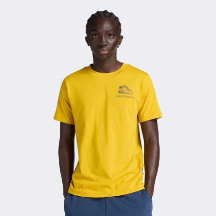 Футболка New Balance Left Chest Shoe Sketch T-Shirt - 175554, фото 1 - інтернет-магазин MEGASPORT