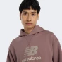 Кофта New Balance Athletics French Terry Logo Hoodie, фото 5 - інтернет магазин MEGASPORT