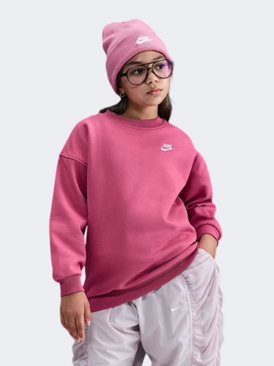 Кофта Nike G NSW CLUB FLC OVRSZD CREW LBR - 175621, фото 1 - інтернет-магазин MEGASPORT