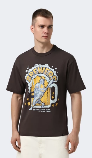 Футболка 47 Brand MILWAUKEE BREWERS SIGMA - 173343, фото 1 - інтернет-магазин MEGASPORT