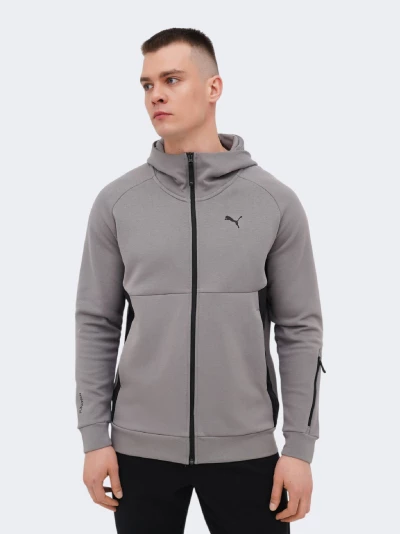 Кофта Puma PUMATECH Full-Zip Hoodie DK - 171311, фото 1 - інтернет-магазин MEGASPORT