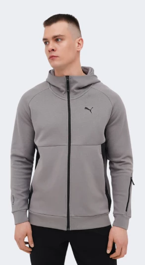 Кофта Puma PUMATECH Full-Zip Hoodie DK - 171311, фото 1 - інтернет-магазин MEGASPORT