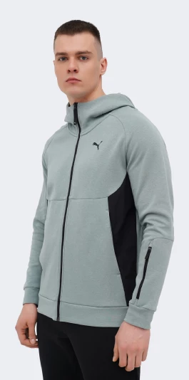 Кофта Puma PUMATECH Full-Zip Hoodie DK - 171310, фото 1 - інтернет-магазин MEGASPORT