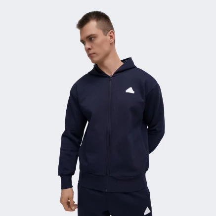 Кофта Adidas M FI DBLKNT FZ - 167856, фото 1 - інтернет-магазин MEGASPORT