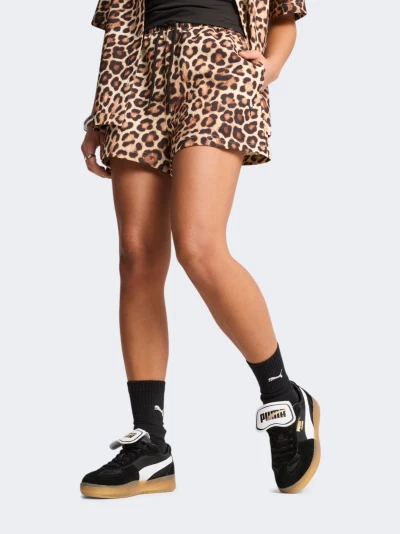 Шорти Puma LEO LUXE A-Line AOP Shorts 3" WV - 172726, фото 1 - інтернет-магазин MEGASPORT