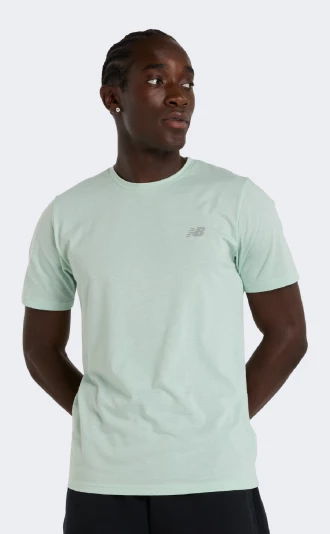 Футболка New Balance Tee Heathertech - 173501, фото 1 - інтернет-магазин MEGASPORT