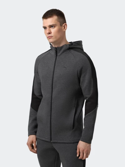 Кофта Puma EVOSTRIPE Core FZ Hoodie - 175150, фото 1 - інтернет-магазин MEGASPORT