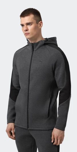 Кофта Puma EVOSTRIPE Core FZ Hoodie - 175150, фото 1 - інтернет-магазин MEGASPORT