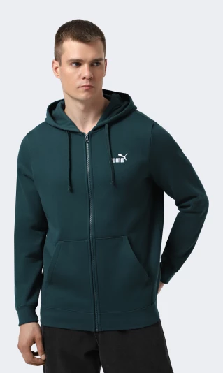 Кофта Puma ESS No.1 Logo Full-Zip Hoodie FL (s) - 175069, фото 1 - інтернет-магазин MEGASPORT