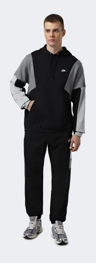 Спортивний костюм Nike M NK CLUB FLEECE HDED TRACK GX - 175218, фото 1 - інтернет-магазин MEGASPORT