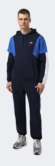 Спортивний костюм Nike M NK CLUB FLEECE HDED TRACK GX - 175219, фото 1 - інтернет-магазин MEGASPORT