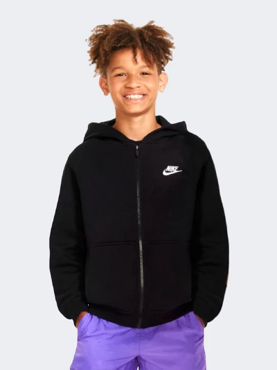 Кофта Nike K NSW CLUB FLC HD FZ LS LBR - 167308, фото 1 - інтернет-магазин MEGASPORT