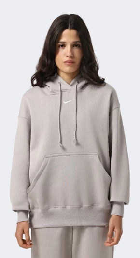 Кофта Nike W NSW PHNX FLC OS PO HOODIE - 175198, фото 1 - інтернет-магазин MEGASPORT