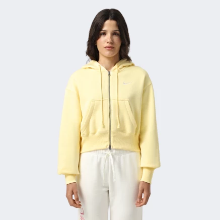 Кофта Nike W NSW PHNX FLC CROP FZ HDY - 175002, фото 1 - інтернет-магазин MEGASPORT