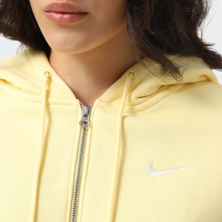 Кофта Nike W NSW PHNX FLC CROP FZ HDY - 175002, фото 4 - інтернет-магазин MEGASPORT