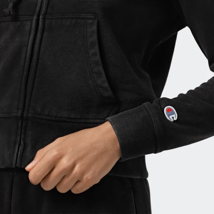 Кофта Champion full zip hoodie sweatshirt - 174780, фото 5 - інтернет-магазин MEGASPORT