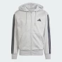 Кофта Adidas M 3S FL FZ HD, фото 7 - інтернет магазин MEGASPORT
