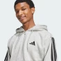 Кофта Adidas M 3S FL FZ HD, фото 4 - інтернет магазин MEGASPORT