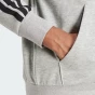 Кофта Adidas M 3S FL FZ HD, фото 5 - інтернет магазин MEGASPORT