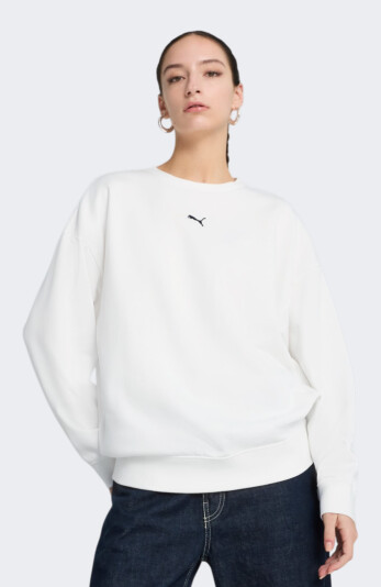 Кофта Puma ESS Oversized Crew FL - 175747, фото 1 - інтернет-магазин MEGASPORT