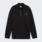 Кофта Puma ESS SCRIPT Relaxed High-Neck Half-Zip Crew FL, фото 1 - інтернет магазин MEGASPORT