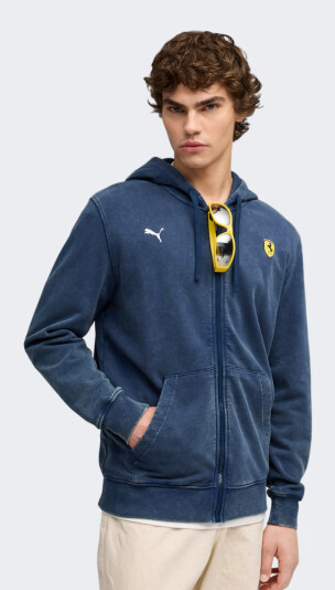 Кофта Puma Ferrari Sportswear Hooded Sweat Jacket - 175740, фото 1 - інтернет-магазин MEGASPORT