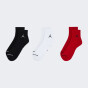 Шкарпетки Jordan U J EVERYDAY CUSH POLY ANKLE 3PR - 144, фото 2 - інтернет магазин MEGASPORT