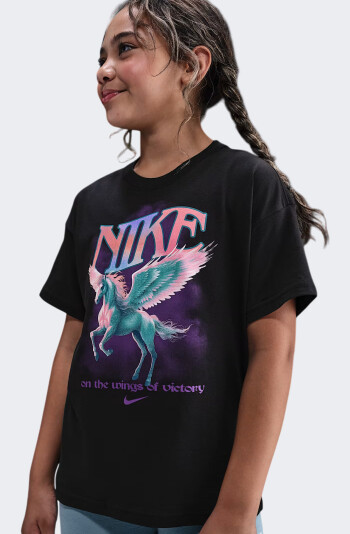 Футболка дівчаткам Nike G NSW TKE FLGHT PHOTO TEE - 175781, фото 1 - інтернет-магазин MEGASPORT
