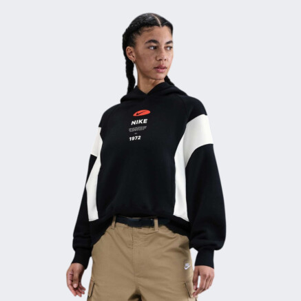 Кофта Nike W NSW PHNX FLC REMIX OOS HDY - 175790, фото 1 - інтернет-магазин MEGASPORT