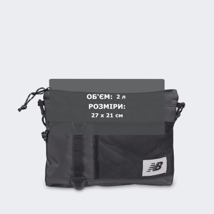 Сумка New Balance Small cross body - 175830, фото 5 - інтернет-магазин MEGASPORT